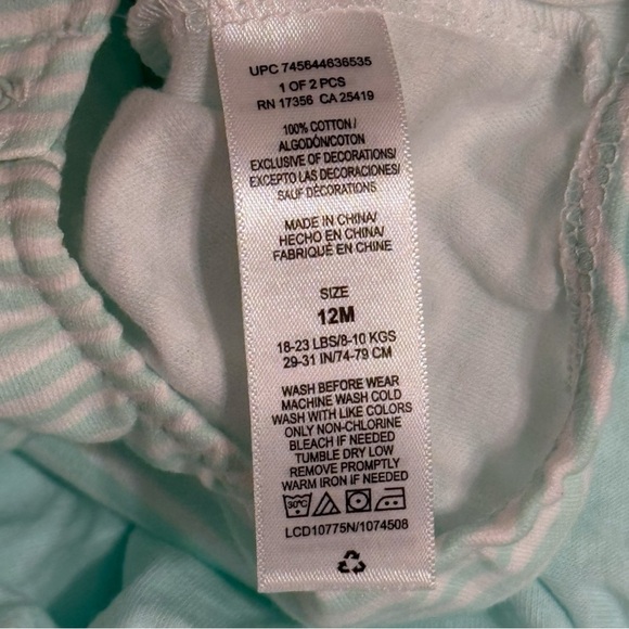 Little Me NWT Mint Floral Bubble Dress & Hat Baby Girl 12M - Picture 9 of 11